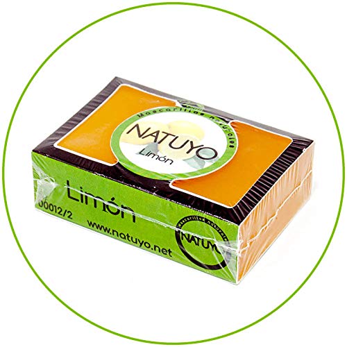 - Mascarilla de jabón blanqueante NATUYO de LIMÓN.- Para el Acné, Espinillas, Puntos negros, Manchas de la piel y Anti-edad. Unifica el tono de la piel