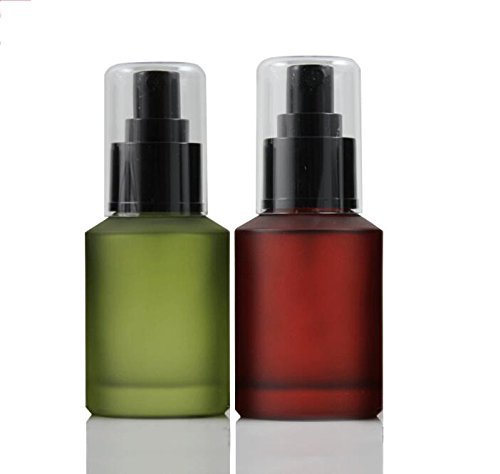 1 botella de cristal crema de loción, tarros de maquillaje, artículos de tocador, contenedor de almacenamiento líquido, dispensador de viaje para cosméticos