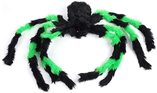 1 Pc realista araña partido de la felpa del juguete de la araña de Halloween Props arreglo celebración Venue DOISLL (Color : Multicolor)