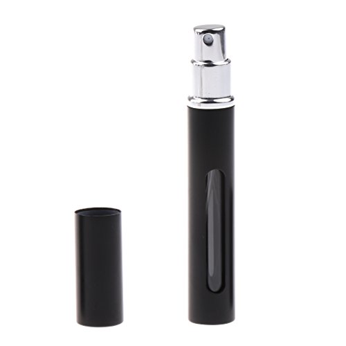 1 Pieza de Botella de Espray de Atomizador de Perfume de 5ml Belleza Maquillaje Unisexo - Negro