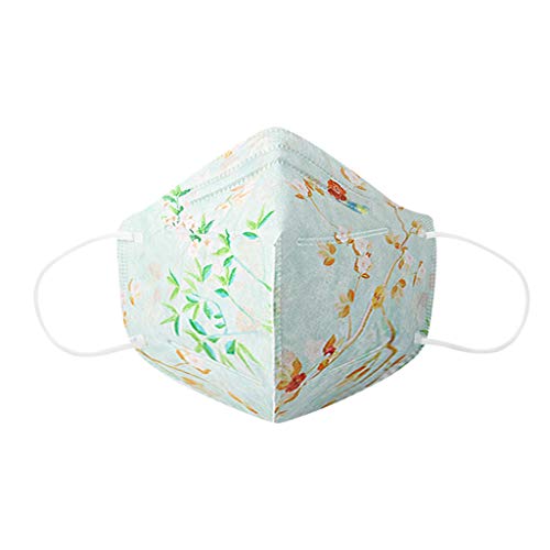 10 Piezas Protección 3 Capas Transpirables con Elástico para Los Oídos, Suave Transpirable Protección Personal