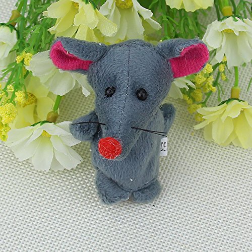 10 Unidades Marionetas de Dedo de Estilo Animal Lindo Juguete del Bebé Muñecos Soft Accesorios