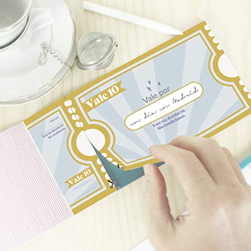 10 VALES PARA PAREJAS DE CINE (PACK DE VALES REGALO)