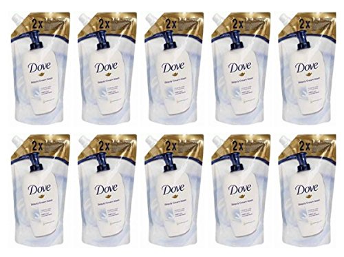10 x Dove Jabón Líquido Original carga 500 ml Beauty Cream Bar cuerpo manos Maxi