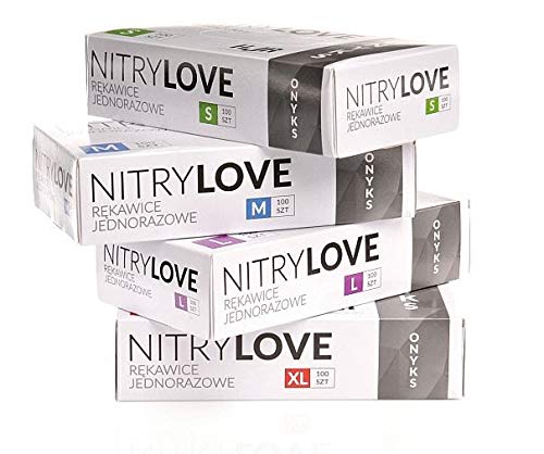 (100 GUANTes) Guantes desechables de nitrilo azul AQL 1.5 - tamaño del examen mecánico del tatuaje M