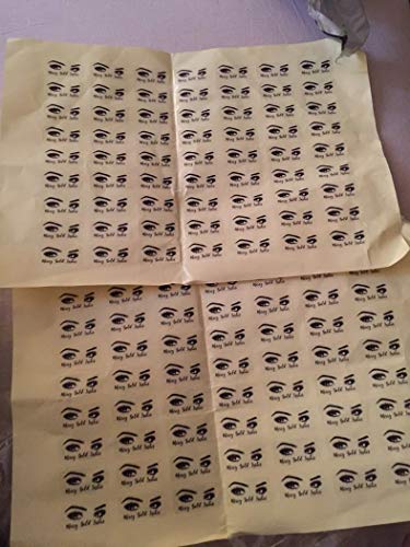 100 Uds. Pegatinas transparentes personalizadas, logotipo, adhesivos para pestañas, etiquetas de bálsamo labial, pegatinas de tubos de brillo de labios (3.0x1.5CM)