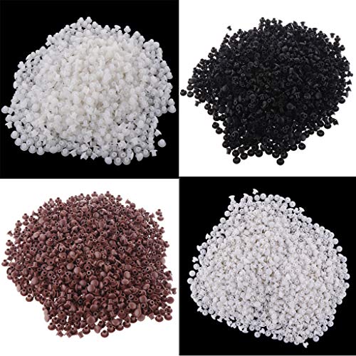 1000x Tapón De Agujero De Plástico Bisagra Tapa De Agujero Tapa De Obturación 5 Mm Para Puerta Cocina Armario Armario Armario - Blanco A