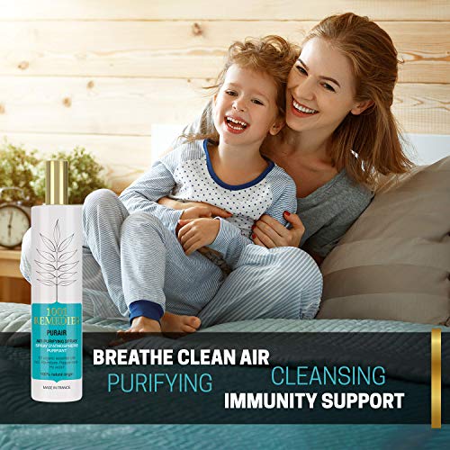 1001 Remedies Ambientador Casa - Bruma de Almohada, Spray Purificador de Aire para Hogar y mas con Lavanda & 19 Aceites Esenciales Aromaterapia - Aire Fresco, 100% Natural Fragancias, Vegano