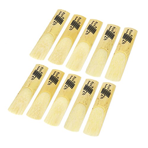 10pcs bE Saxofon Leng¨¹eta Fuerza 2,5 Canas Saxophone Reeds