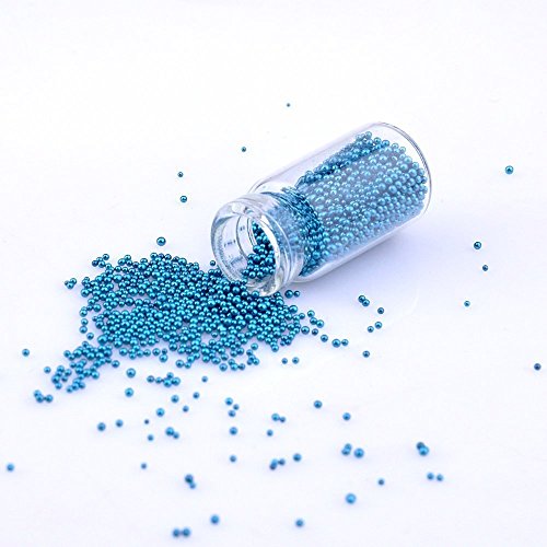 12 colores mini cuentas de caviar arte de uñas DIY decoración