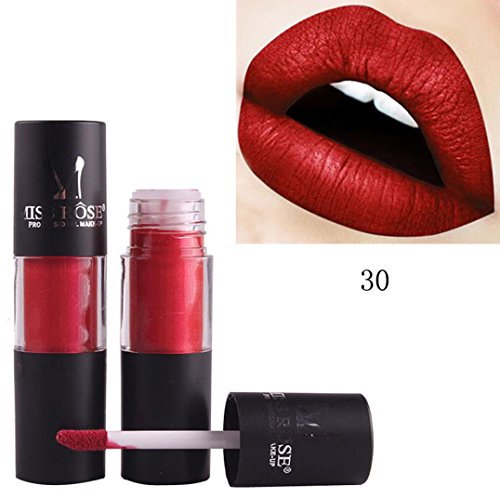 12 Colores Profesional Mate Pintalabios de Maquillaje Larga Duracion para Niñas por ESAILQ P