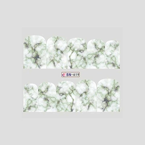 12 Diseños Nail Art Sticker Full Cover Image Calcomanías Herramienta de belleza de uñas de transferencia de agua