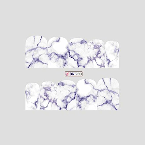 12 Diseños Nail Art Sticker Full Cover Image Calcomanías Herramienta de belleza de uñas de transferencia de agua