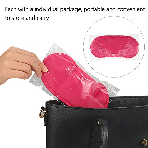 12 Piezas de Máscara de Ojos de Multicolor Cubierta Antifaz de Peso Ligero con Almohadilla de Nariz y Correa Elástica para Niños Mujeres Hombres, 12 Colores