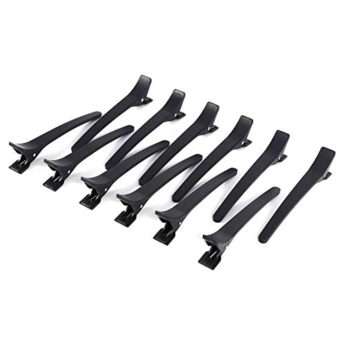 12 pinzas para peinar el cabello, piezas profesionales para pinzas para el cabello, pinzas para pico de pato cortes de salón horquillas pinzas para peluquería herramientas de peinado para niñas