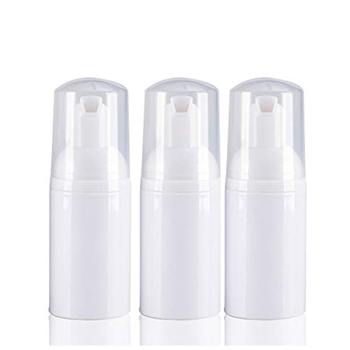 12pcs 24pcs 50pcs 30ml dispensador de jabón bomba de espuma botella de plástico 30cc cuidado de la piel espumante contenedor blanco brillante PET