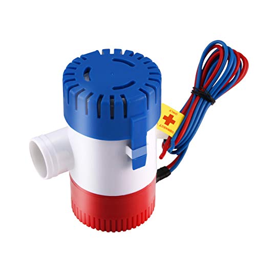 12V Bomba de Agua de vacío Bomba de achique Marina Sumergible para Barcos Bomba de Agua 1100GPH Utilizada en Bote hidroavión Casas de Motor Casas flotantes