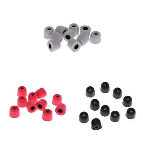 15Pairs 4.5mm Earbud Memory Foam Tips Eartips para Auriculares IN-Ear