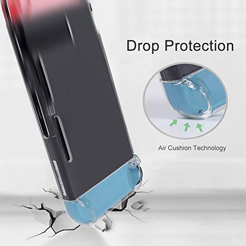 16 en 1 Kit de Accesorios para Nintendo Switch, Funda para Nintendo Switch con 10 Cartucho de Juego | Carcasa de Silicona y Plastico | Protector de Pantalla | Tapas para Joystick | Soporte Ajustable