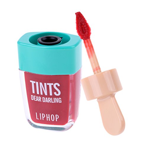 2 Colores Lindo Lápiz Labial de Diseño de Helado Tinte de Labios Líquido Lápiz Labial