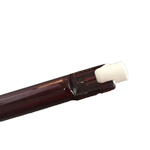 2 lámparas halógenas infrarrojas J118, 220 V 500 W, lámpara lineal con espiral única para secado, vidrio de cuarzo