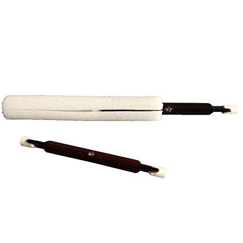 2 lámparas halógenas infrarrojas J118, 220 V 500 W, lámpara lineal con espiral única para secado, vidrio de cuarzo