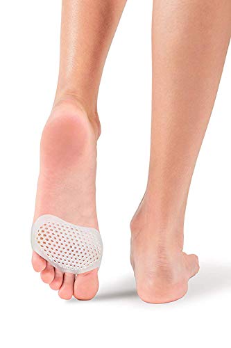 2 pares de almohadillas metatarsianas para pies de bola de gel suave, mortons Neuroma Callus Metatarsal Alivio del dolor de pies, juanetes para el antepié