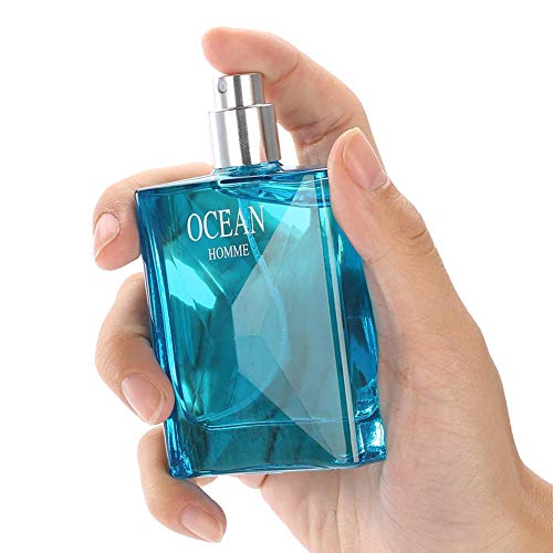 2 x Botella de 50 ml Hombres Perfume de Colonia Perfume Aroma Oceánico Caballero Maduro Fragancia Duradera Pequeño Regalo Natural Fragancias para hombres