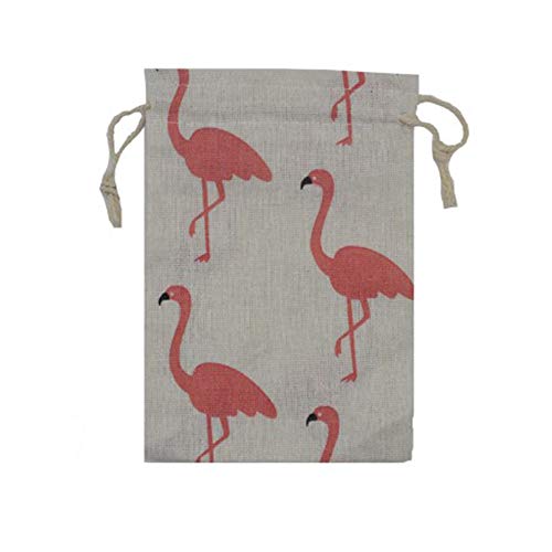 20 Piezas Bolsas de Arpillera, Bolsas de Algodón de Arpillera con Cordón, Reutilizable Bolsa de Tela Mini Bolsas de Regalo Bolsas de Joyería, para Bodas, Fiestas, Cumpleaños, 13x18cm