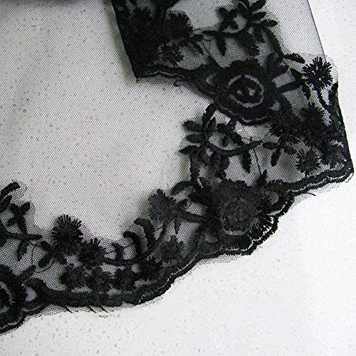 2021Halloween partido de la decoración del cordón del velo Negro 2 capas creativo de la boda velo con el peine velo nupcial de vestuario Headwear DOISLL