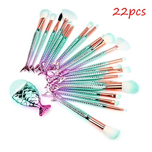 20pcs Pinceles de maquillaje Kit, makeupstore 2018 Fundación de maquillaje profesional cejas delineador de ojos colorete maquillaje corrector cepillos