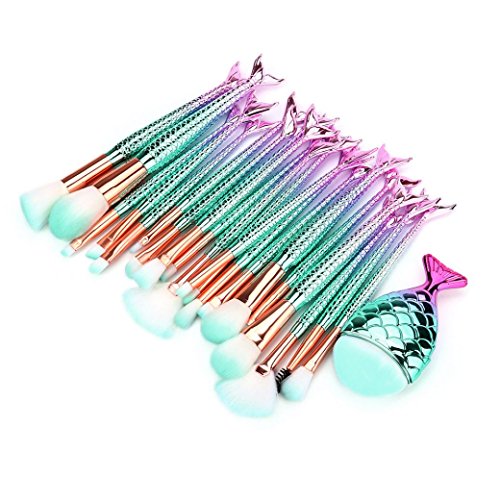 20pcs Pinceles de maquillaje Kit, makeupstore 2018 Fundación de maquillaje profesional cejas delineador de ojos colorete maquillaje corrector cepillos