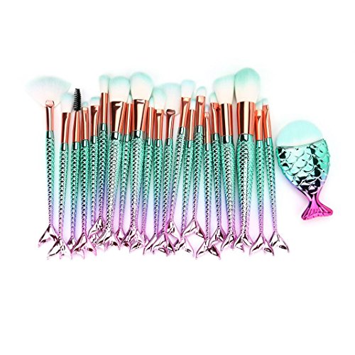 20pcs Pinceles de maquillaje Kit, makeupstore 2018 Fundación de maquillaje profesional cejas delineador de ojos colorete maquillaje corrector cepillos