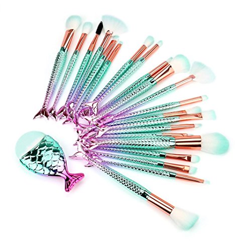 20pcs Pinceles de maquillaje Kit, makeupstore 2018 Fundación de maquillaje profesional cejas delineador de ojos colorete maquillaje corrector cepillos