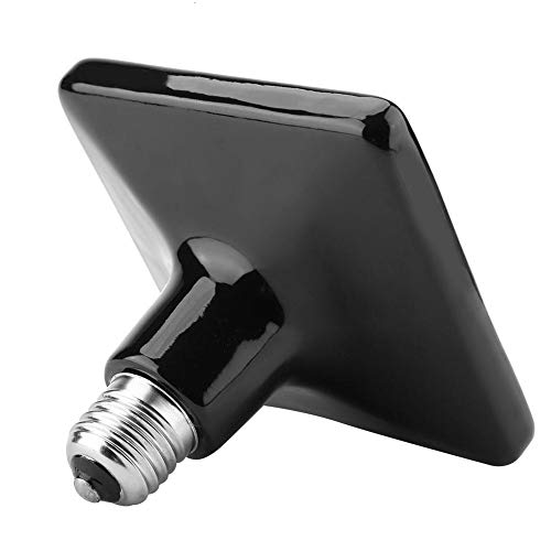 220-230V Lámpara de Calentamiento de Reptiles Reptiles Emisor de cerámica infrarrojo Luz Tortuga Lagarto Lámparas de Calor Bombilla Sin daño Lámpara de Calentador infrarrojo Incubadora(250W)