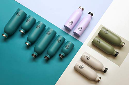 24 Botellas Stone Sage Verde/Caqui 500 ml