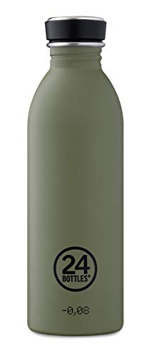 24 Botellas Stone Sage Verde/Caqui 500 ml