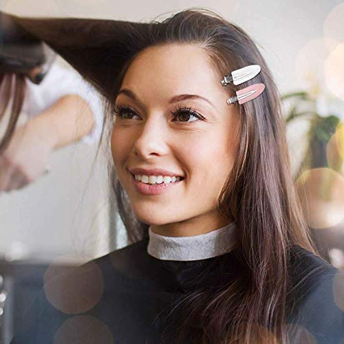 24 PCS Piezas de Pinzas para el Pelo sin Doblar Clips, Herramienta de Clips de Peinado para Mujeres Niñas, Pelo Horquillas de Peinado Hair Salon Aplicación de Maquillaje