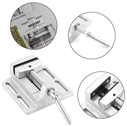 2.5" Máquina de Trabajo Pesado Industrial Tornillo de Doble Pista Máquina de fresado de Alta precisión Taladro de Banco Vice Herramientas fijas