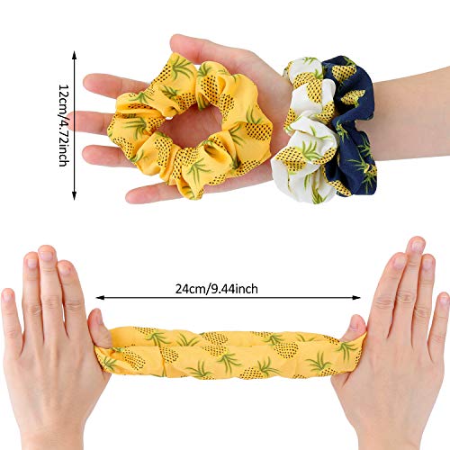 27 Piezas Elástico Hair Scrunchies,Elásticos Gasa/Velvet Goma De Banda Pelo Stretchy Multicolor De Terciopelo Accesorios Para El Cabello Ponytail Titular Para Mujeres Niñas