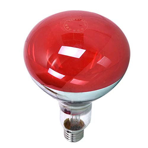 275W Bombilla de lámpara de calor infrarroja para terapia Alivio del dolor de la salud Lámpara terapéutica Lámpara portátil duradera Bombilla-Rojo