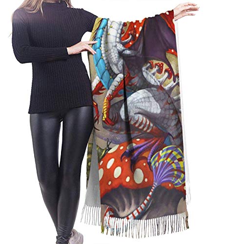 27"x77 Bufanda Colorida Hermosa Irregular de Granito Bufanda Chal para Mujer Bufandas Elegante Manta Grande y cálida