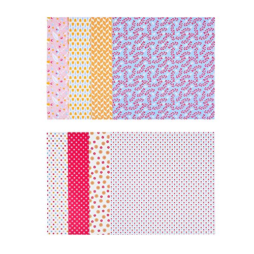 3 blocs de papel de 20 hojas cada uno, impresas por ambos lados, papel de diseño, papel para manualidades, 60 hojas, 24 diseños