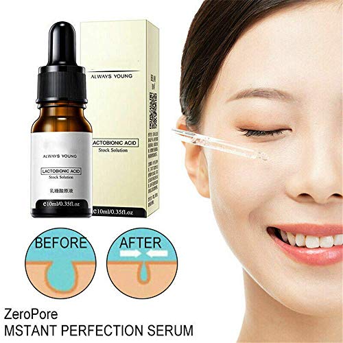 3 Botellas De Aceite Esencial Zero Pore Instant Perfection Serum Pore Skin Care Serum | Nutre E Hidrata | Arreglar Arrugas Y Eliminación De Poros | Para Toda La Piel 10 Ml * 3