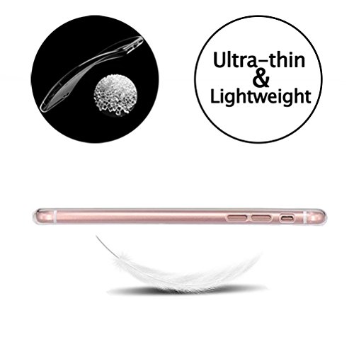 [3 Pack] Funda iPhone 6 Plus, Funda iPhone 6S Plus, Funda de Silicona Blossom01 Ultra Suave Funda TPU Silicona con Dibujo Animado Lindo para iPhone 6 Plus / 6S Plus - Flamingo & Jirafa & Pingüino