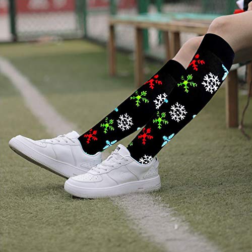 3 Pares Calcetines de Compresión para Hombres y Mujeres Medias de Compresión para aliviar el Dolor de pies y Gemelos, Varicosas, Correr, Senderismo, Volar, Viajar, Médico, Deportivo, Embarazo (S/M)