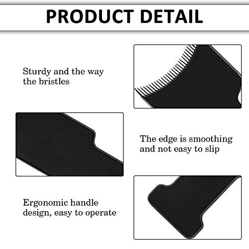 3 piezas Con Parte Superior Plana Paddle Board peine pelo peine de relieve para seccionar, Grande, mediano, pequeño,de ancho Junta para colorear Highlights pala para tinte de pelo colores