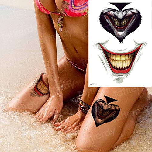 3 Piezas Tatuaje de Agua Rosa Tatuaje Mujer Brazo Manga Vampiro Tatuaje 3 Piezas-4
