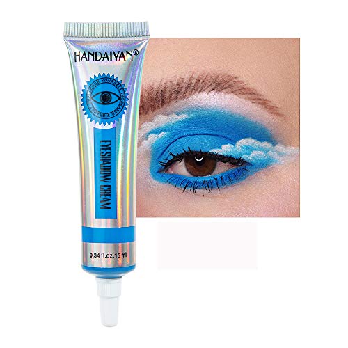 324/5000 GL-Turelifes Matte Eyeshadow Cream Sombra de ojos líquida Bueno para ojos ahumados Aplicar rápidamente Halloween y Cosplay Sombra de ojos de larga duración para todo el día (#09 azul cielo)