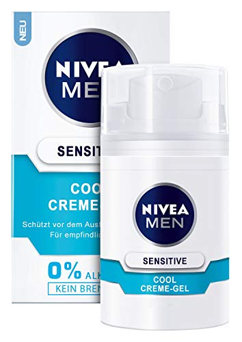 3x Nivea Men Sensitive Cool Cream Gel sin alcohol 50ml cada